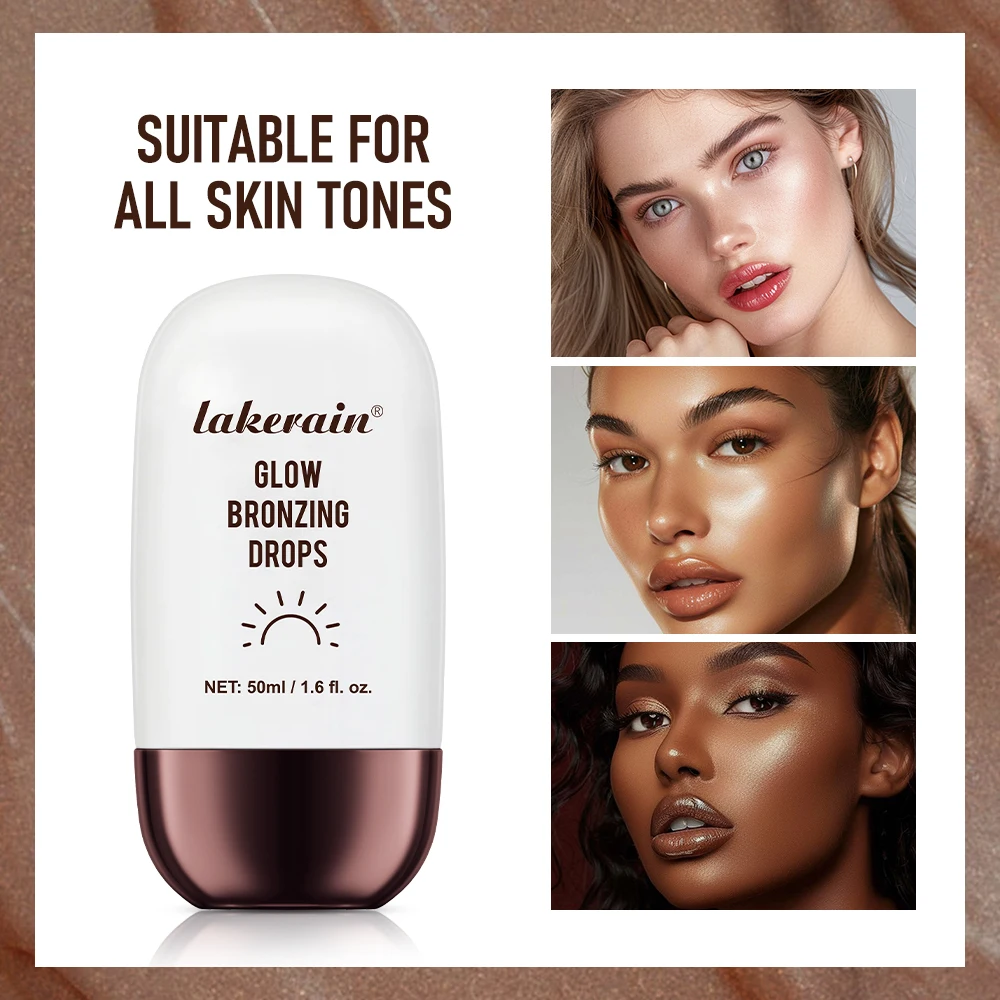 Bronzing Glow Drops Brighten Smooth Skin Light Concealer Complexion Contouring Facial Mix Foundation Moisturizer Makeup Primer