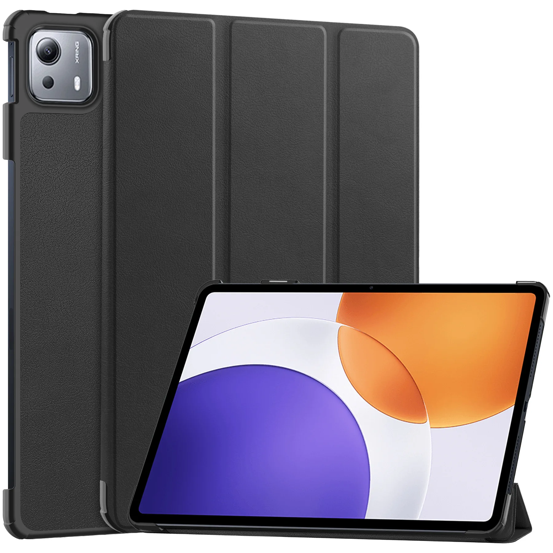 

For Xiaomi 7S Pro 12.5 Inch Protective Case - Tri-Fold Stand Cover with Full Coverage Anti-Fall Shell, Tablet Dormant Mode