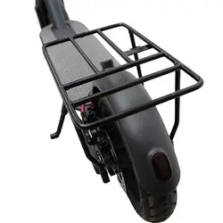 Scooter Rear Shelf Capacity Thicken Iron Scooter Rear Baggage Rack Frame Luggage Cargo Rear Carrier Trunk Cycling Accessories