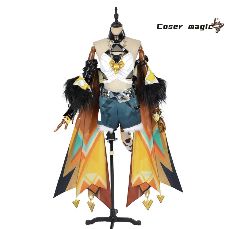 Gioco Genshin Impact Xilonen Costume Cosplay Uniforme Halloween Carnevale Festa Natale Gioca di ruolo Abbigliamento Abbigliamento