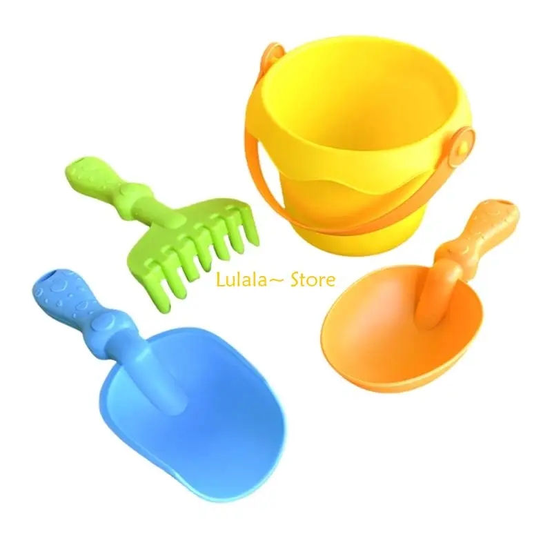 Y4QA Vibrant Beach Toy Sand Play Set voor Kids Lichtgewicht en draagbaar strand en achtertuin Gadgets Fun Play
