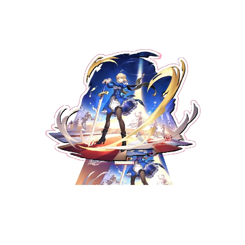 Game Honkai：Star Rail Anime Fate/stay night Acrylic Stand Model Figure Cosplay Plate Keychain Desk Decor Plate Gift