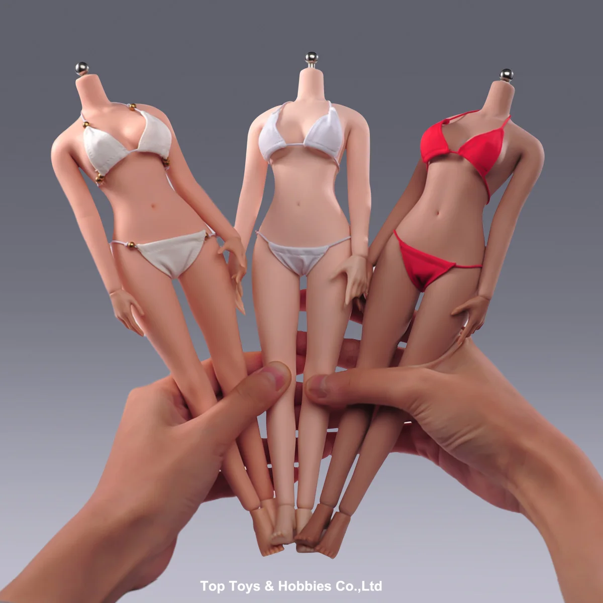 

﻿ Makeup T302 1/6 Female Large Bust Seamless Body Steel Skeleton Super Flexible 12'' Action Figure Body with Removable Feet
