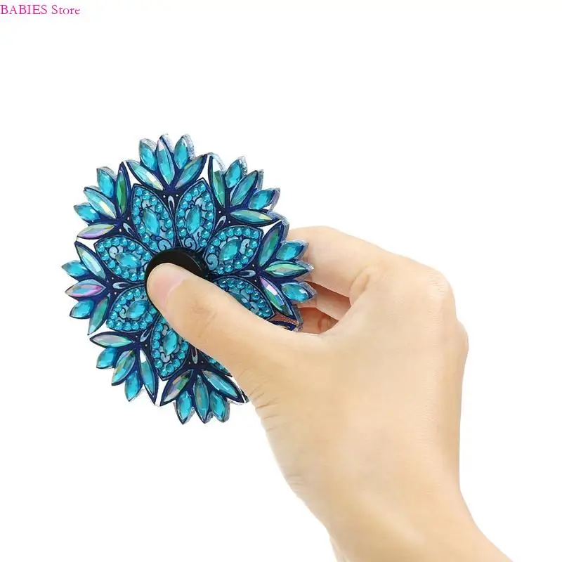 C9GB 게임 스피닝 장난감 DIY 스페셜 모양의 드릴 꽃 장난감