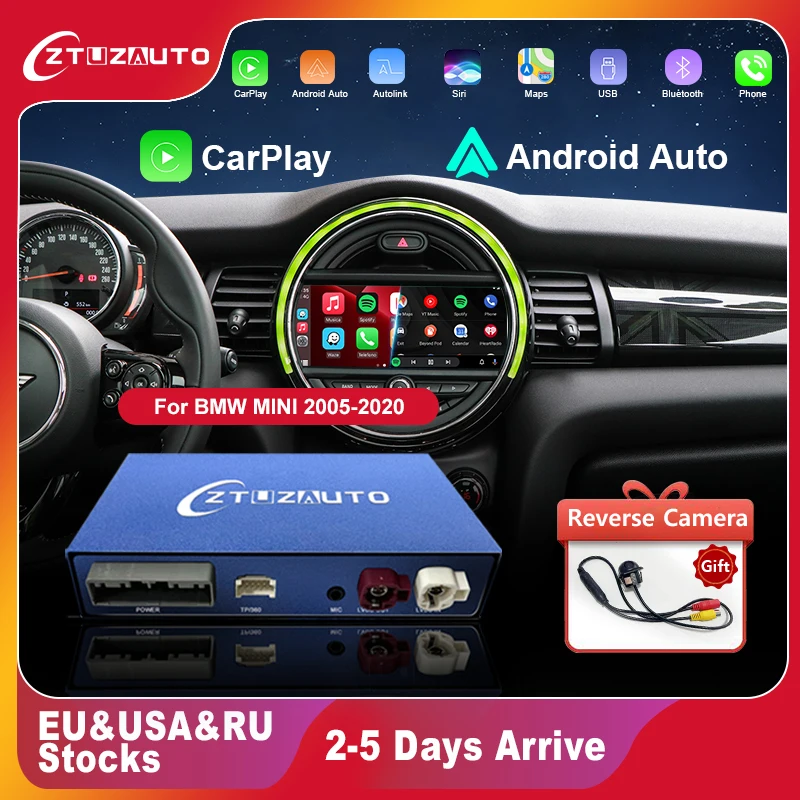 

Wireless CarPlay Android Auto for Mini R55 R56 R57 R58 R59 R60 R61 F54 F55 Clubman Countryman Hardtop John Cooper Works