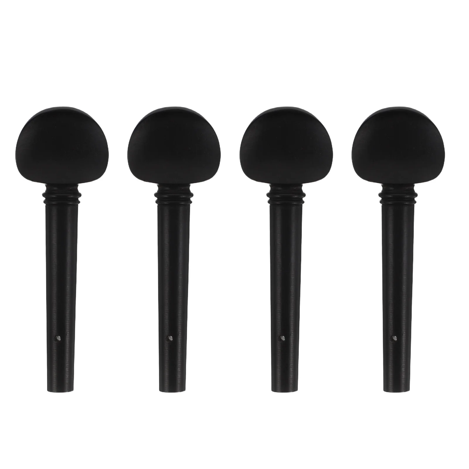 

4Pcs Ebony Violin Tuning Pegs Fine Tuner String Adjuster Replacement Parts Fiddle Accessories for Violinists Wooden Pegs