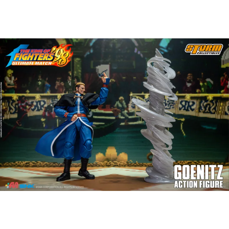 【Op voorraad】Originele Storm Collectibles THE KING OF FIGHTERS '98 ULTIMATE MATCH Leopold Goenitz Anime 1/12 Buyi Action Figure