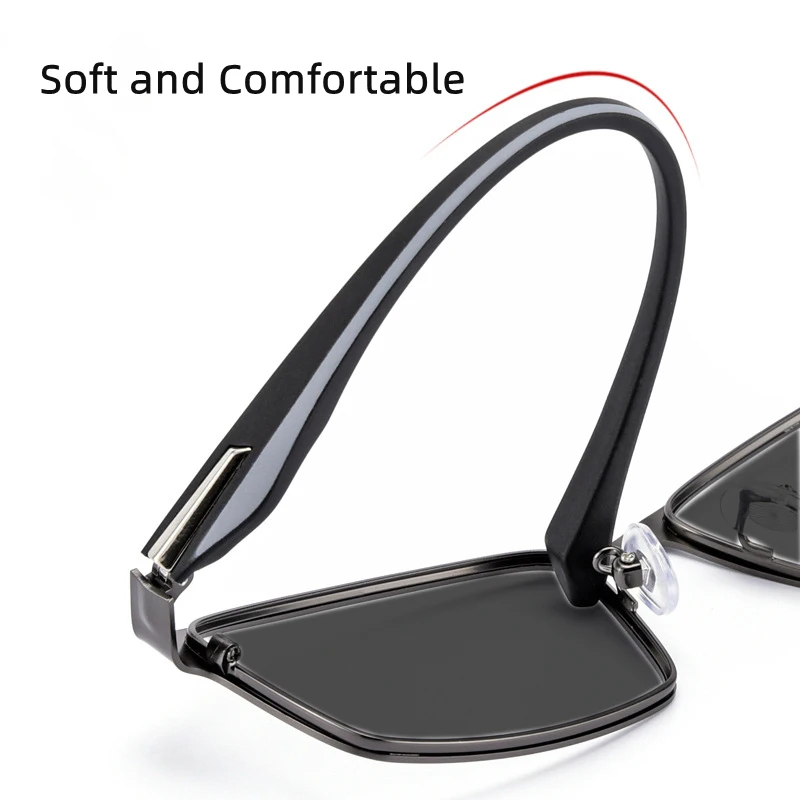 LOERHUNAR Brand Design for Men's Retro Business Myopia Sunglasses with Diopter 0 -0.75 -1.0  -1.5 -1.75 -2.0 -2.5 -3.0 to -6.0 - Image 2