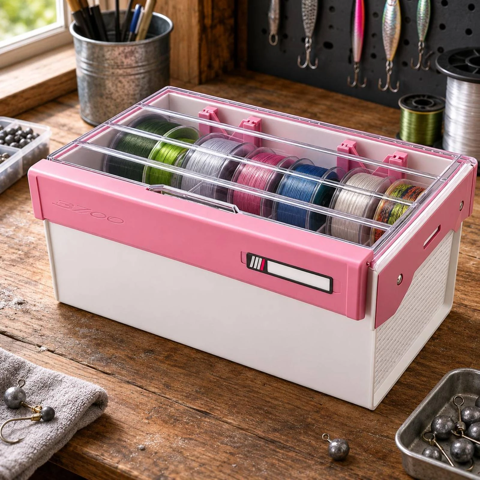 Fishing Line Spool Box Upright - Fishing Line Box review and price