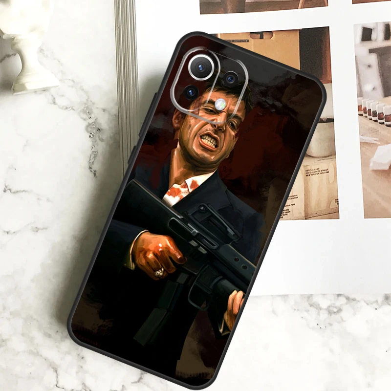 Tony Montana Scarface Al Pacino Case For Xiaomi 13 14 Pro Ultra 12 13 Lite 11T 12T 13T POCO F5 M6 X3 X5 X6 Pro F3 M5s Cover