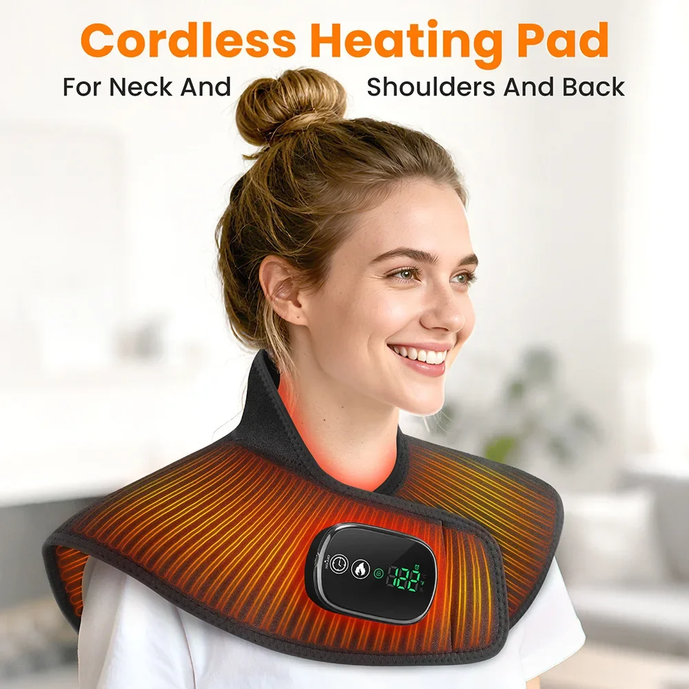 Wireless Heating Shawl Large-capacity Battery, Large-area Multi-gear Adjustment Heating Shoulder Pads