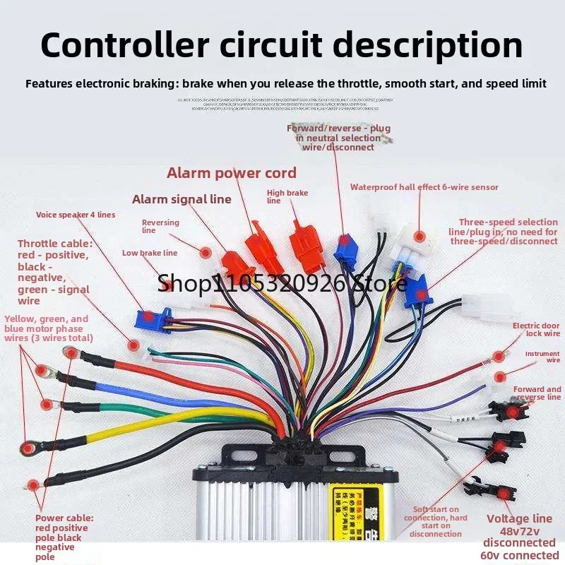 Motor Controller of Synchronous Differential Permanent Magnet Brushless DC Electric Tricycle