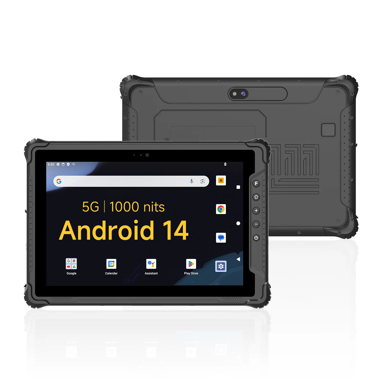 OEM/ODM Q185M 10-Inch Industrial Android 14 Rugged Tablet PC with 5G, Wi-Fi 6E,1000 Nits, Barcode Scanner