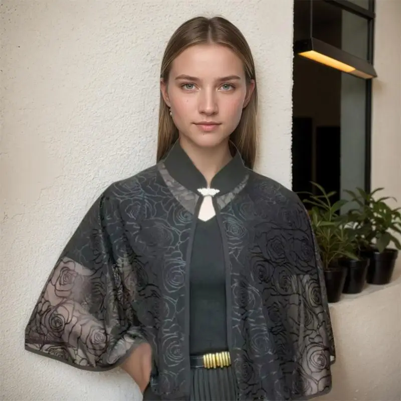 وشاح زفاف الصيف الفاخر M6CD مع Qipao رقيقة لثوب حفلات الزفاف #5