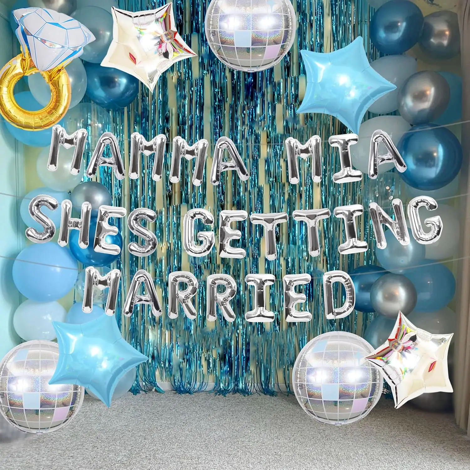 Laventy Mamma Mia Shes Getting Married Bachelorette Decoration Last Disco Party Supplies Mamma Mia Bachelorette Decoration