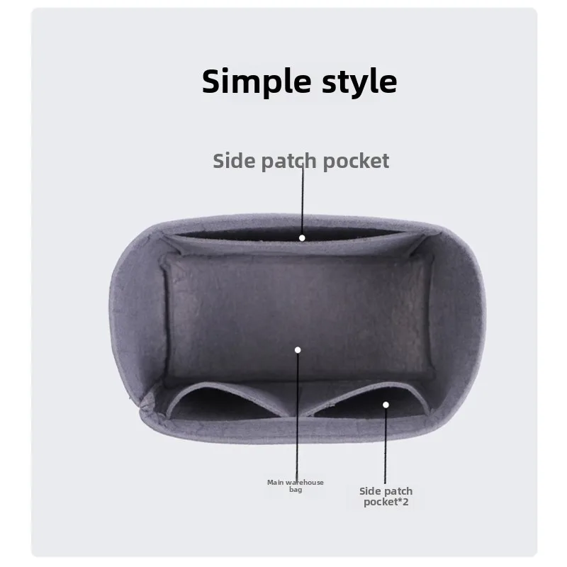 Applicable to Here0mes garden bag liner mini mini garden pat0rty23 inner bag lining zipper bag thin