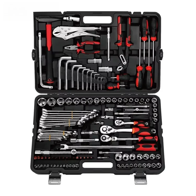 

129pcs Auto Repair Tool Kit Shelf Hardware Hand Tools Workbench Tools A6-E12901