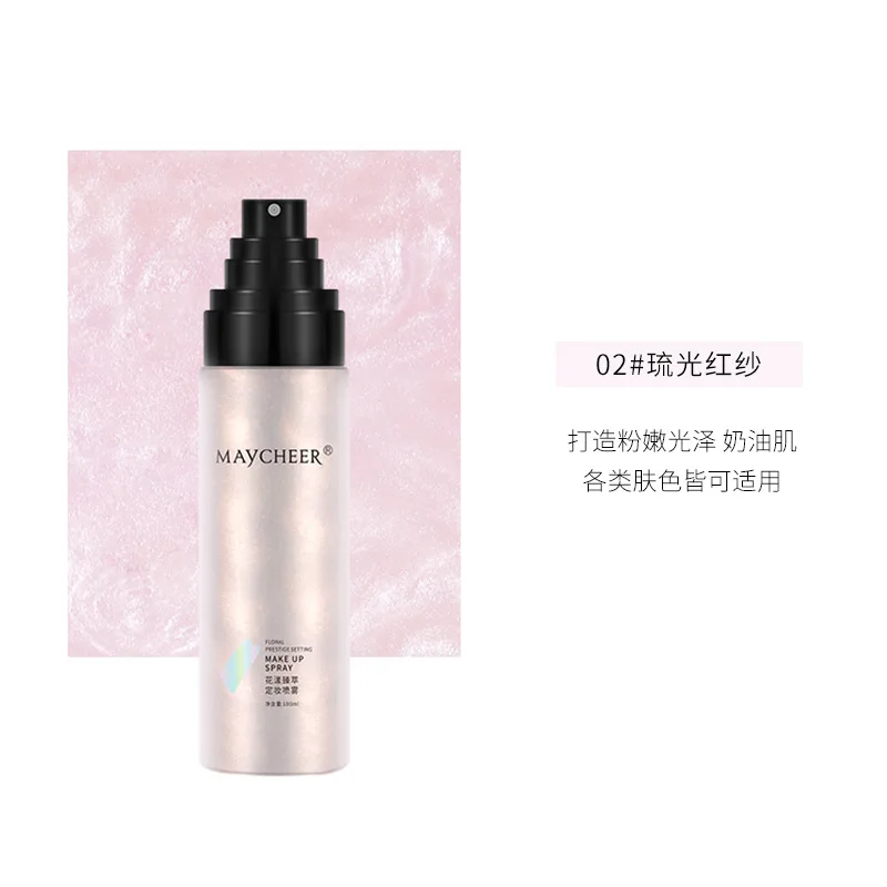 MAYCHEER-esencias para maquillaje, espray hidratante, Control de aceite, sin despegar, Ajuste rápido