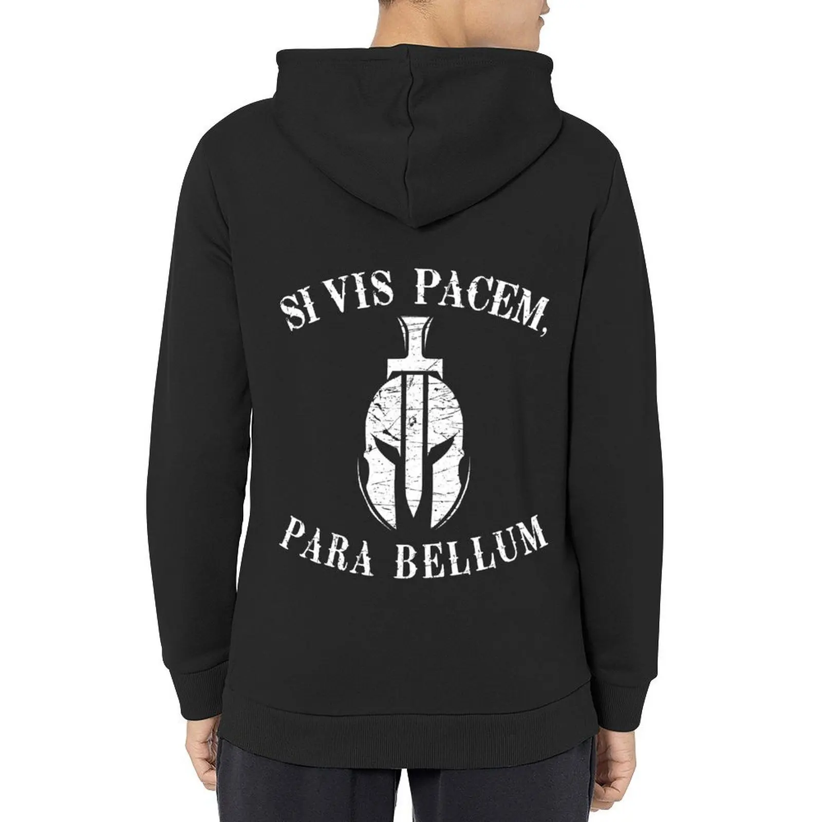 

Si Vis Pacem Para Bellum Hoodie men's sweat-shirt mens designer clothes men clothes men wear autumn hoodie