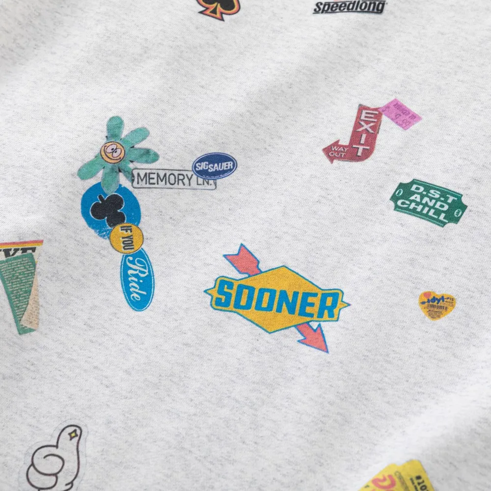 Felpe con cappuccio larghe dal design vintage invecchiato con stampa divertente Kawaii Felpe con canguro oversize streetwear per donna uomo