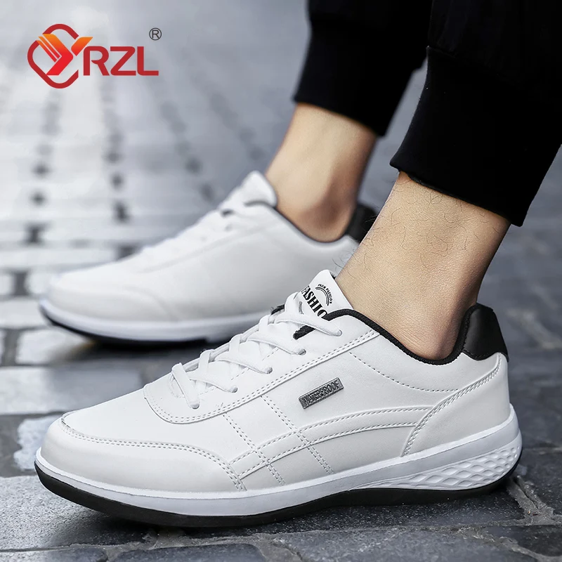 YRZL Men's Sneakers Running Shoes Sneakers Trend Outdoor Sports Casual Male Sneaker Non-Slip Footwear Vulcanized Shoes Masculino image 5