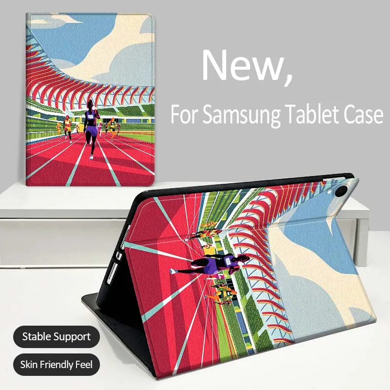 

Чехол для планшета с изображением спортсмена для Samsung Galaxy Tab A A7 A8 A9 A11 S6 S11 Lite Plus 10.1 10.4 10.5 дюймов