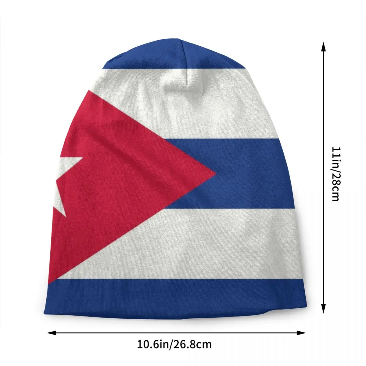 Cuba Cuban National Flag Skullies Beanies Caps Unisex Winter Warm Knitting Hat Hip Hop Adult Bonnet Hats Outdoor Ski Cap