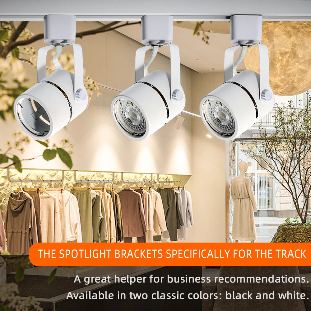 

2 Wire 3Wire Led Track Light 85-265V Ceiling Track Lamp Rail Lighting E27 Rails Spot For Clothing Shop Living Room Store Home