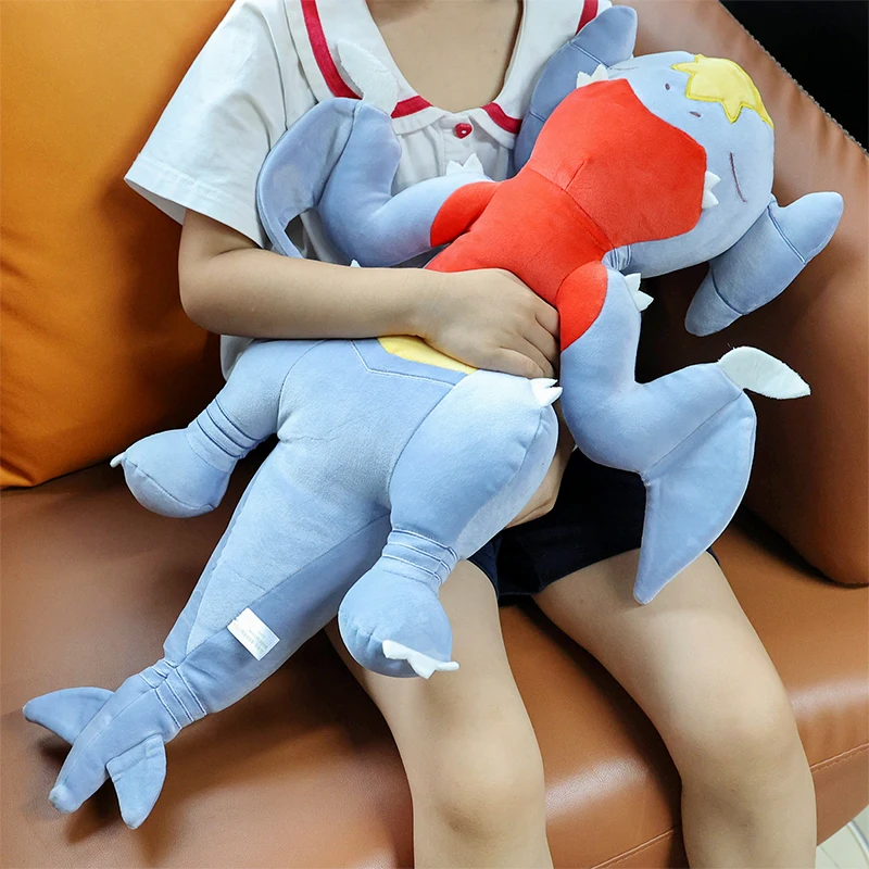 Pokémon Figure Garchomp Plush Throw Pillow Sleeping Series Garchomp Doll Super Soft Stuffed Cushion Toys Gift