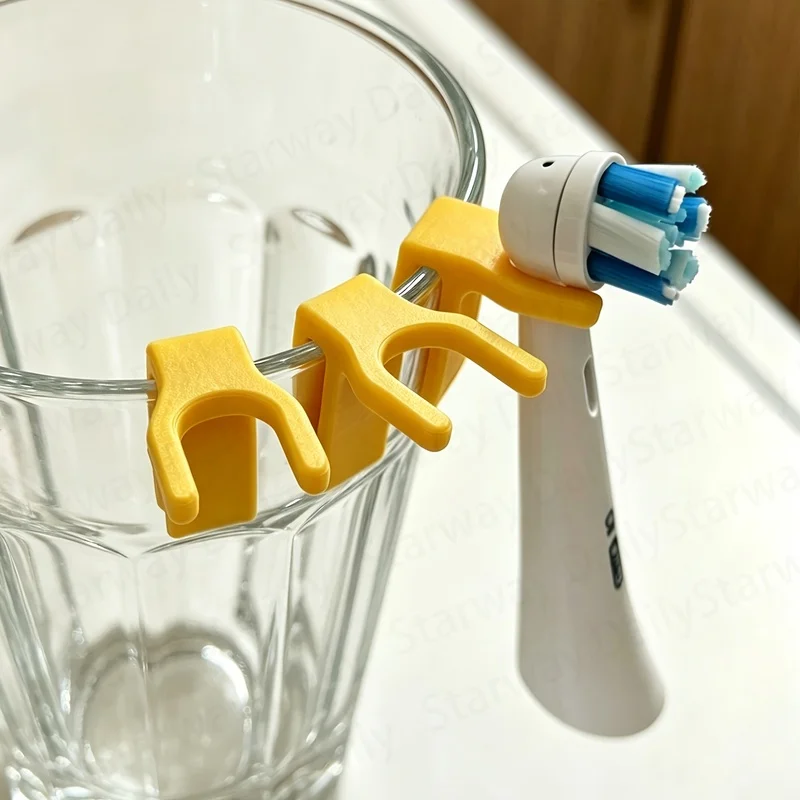 Electric Toothbrush Head Holder Cup Mount Toothbrush Storage Rack Multicolor Plastic Drying Organizer