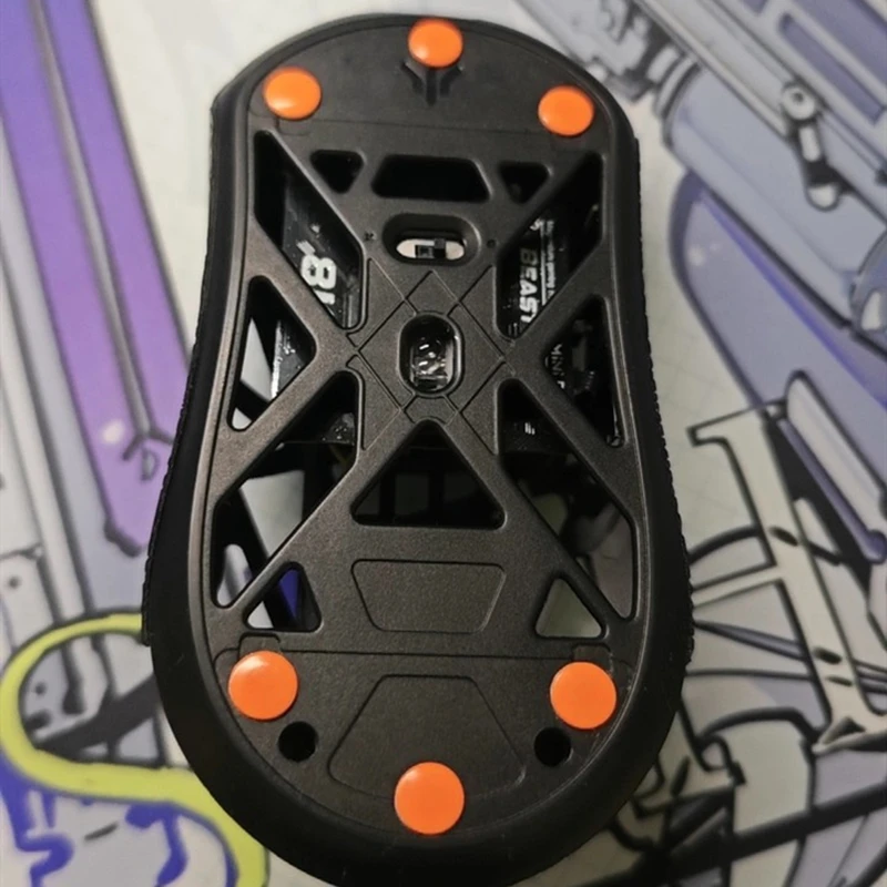 WestLab PTFE UPE+Soundproofing Foam Small Round Dots Mouse Skates Control Speed Mice Feet Glides For Cloth Hard Glass Mouse Pads image 4