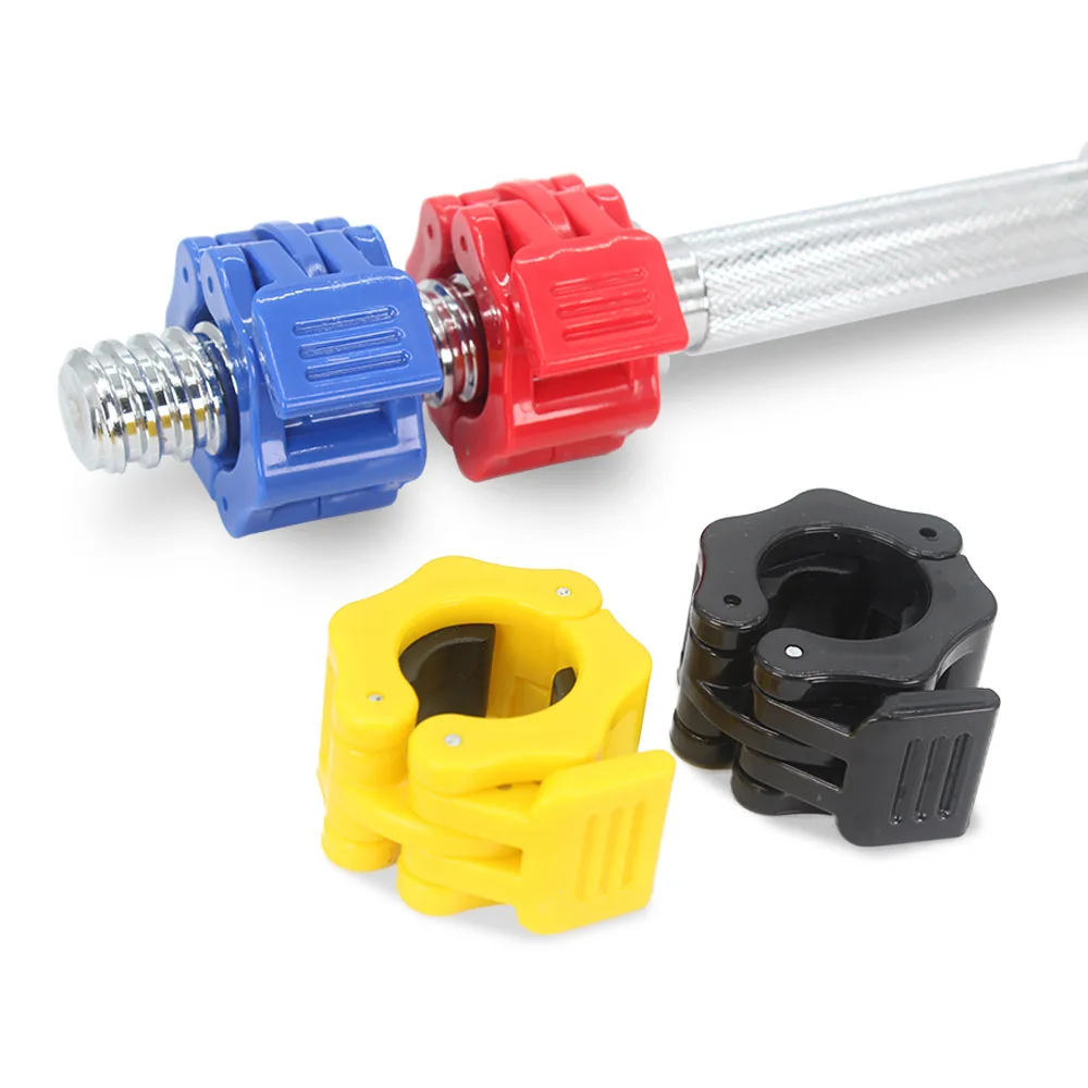 4pcs Quick Release Barbell Clamps, Spin Lock Barbell Collars, Weight Bar Clip for Weightlifting Strength Training