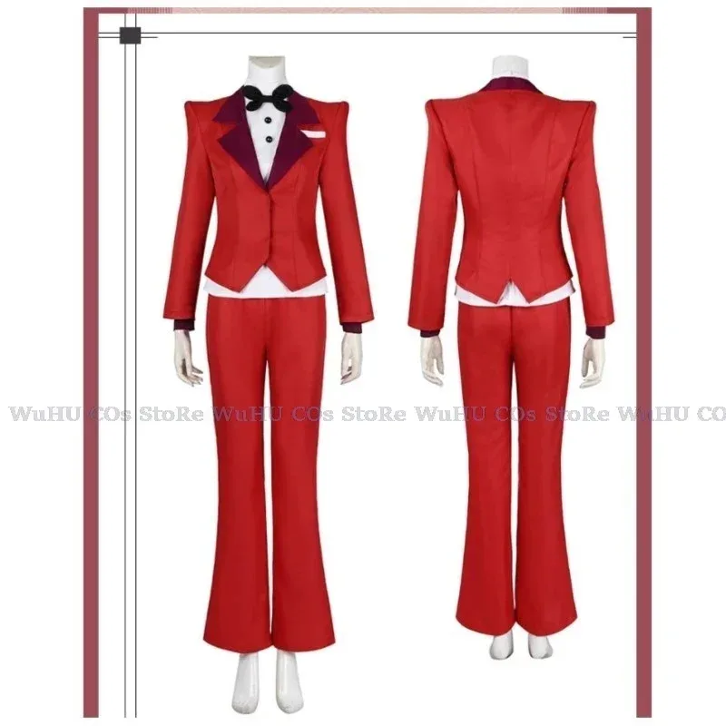 Hasbin Cos Charlie Morningstar Cosplay dibujos animados Hotel fantasía disfraz disfraz mujeres adultas uniforme pelucas Halloween carnaval Suix;