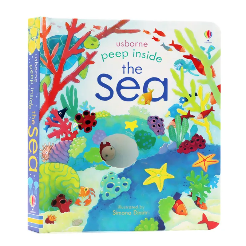 

Usborne Peep inside the Sea 3D Stereoscopic English Educational Picture Book Beginner Level Ideal for Learning English