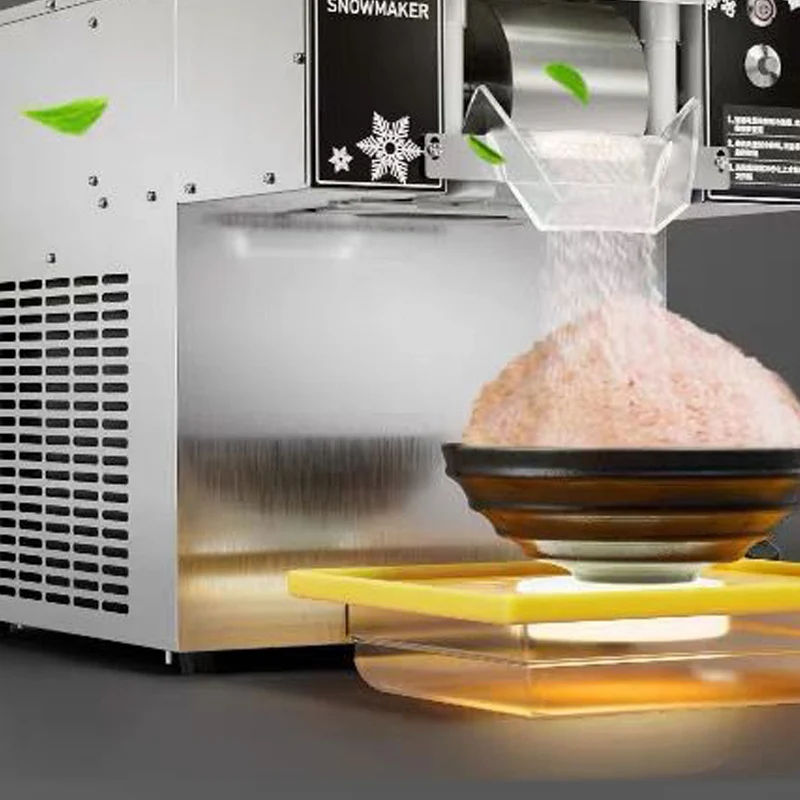 كسارة الجليد ندفة الثلج ماكينة حلاقة الثلج المحمولة التجارية ندفة الثلج صانع الثلج آلة سلشي الأعمال الصغيرة