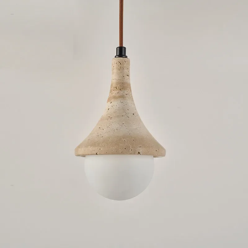 Japanese Wabi Sabi Chandelier Industrial Style Pendant Light Creative Bedroom Bedside Lamp for Homestay Restaurant Bar