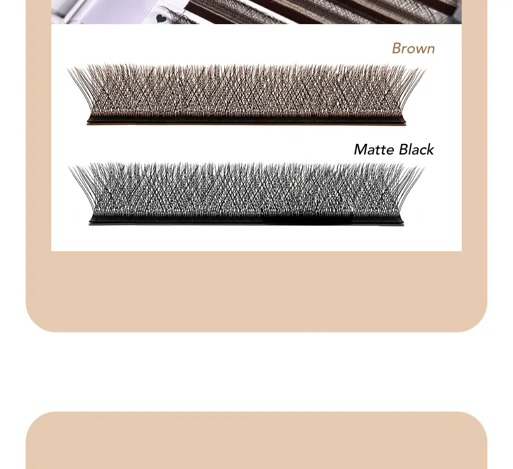 DIYDAY Dark Brown 3D 4D 5D Eyelash Extension