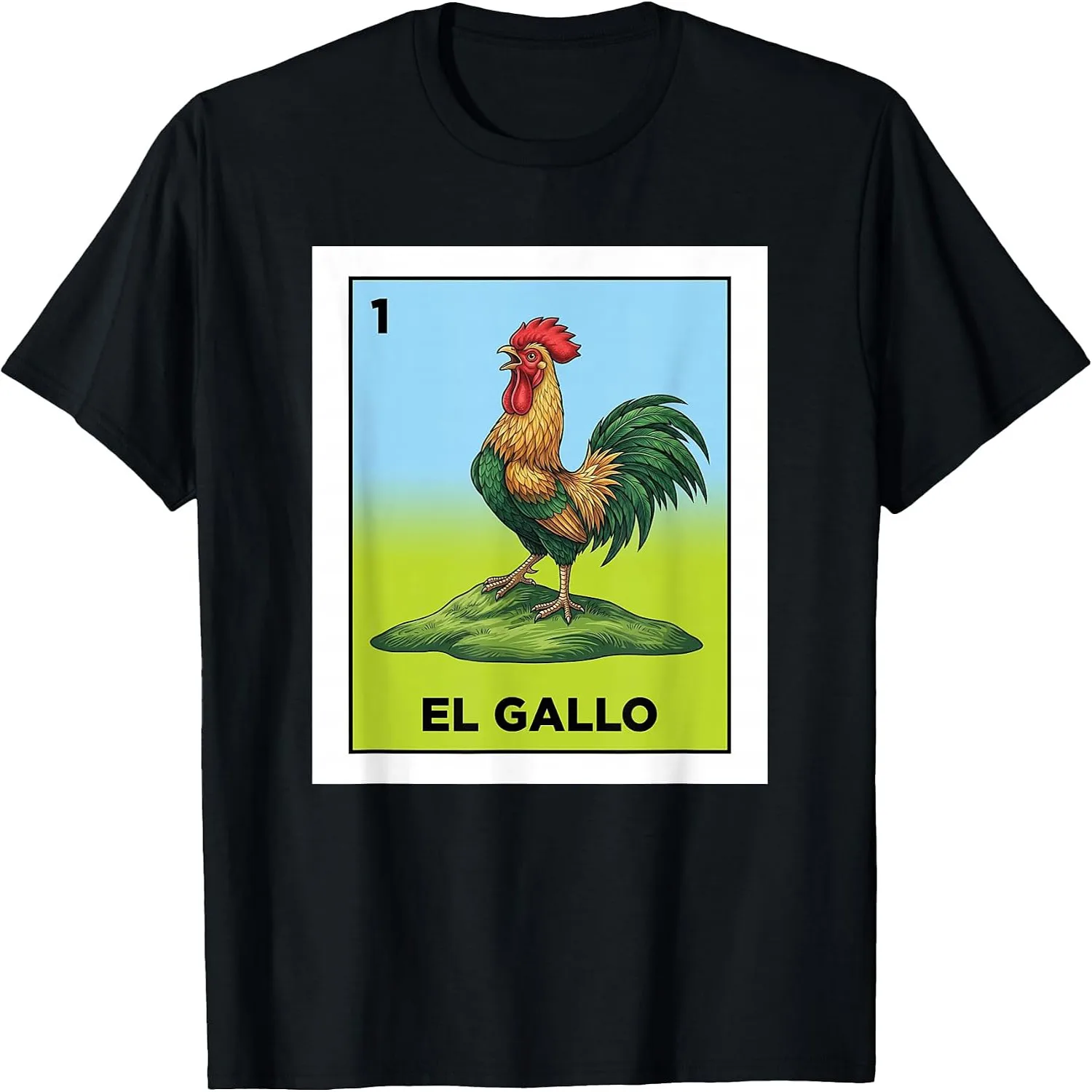 El Gallo Card Mexican Lottery The Rooster Mexico Culture T-Shirt merry christmas tee, christmas gift