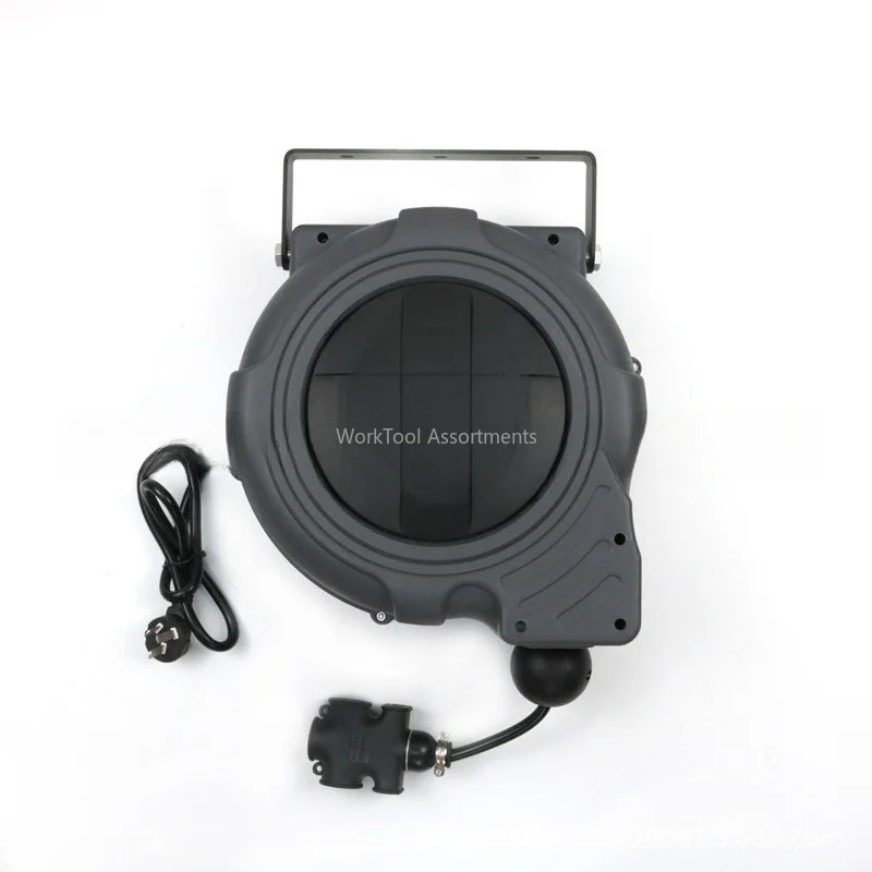 Car wash beauty self-locking electric drum automatic extension and recovery reel tube winder