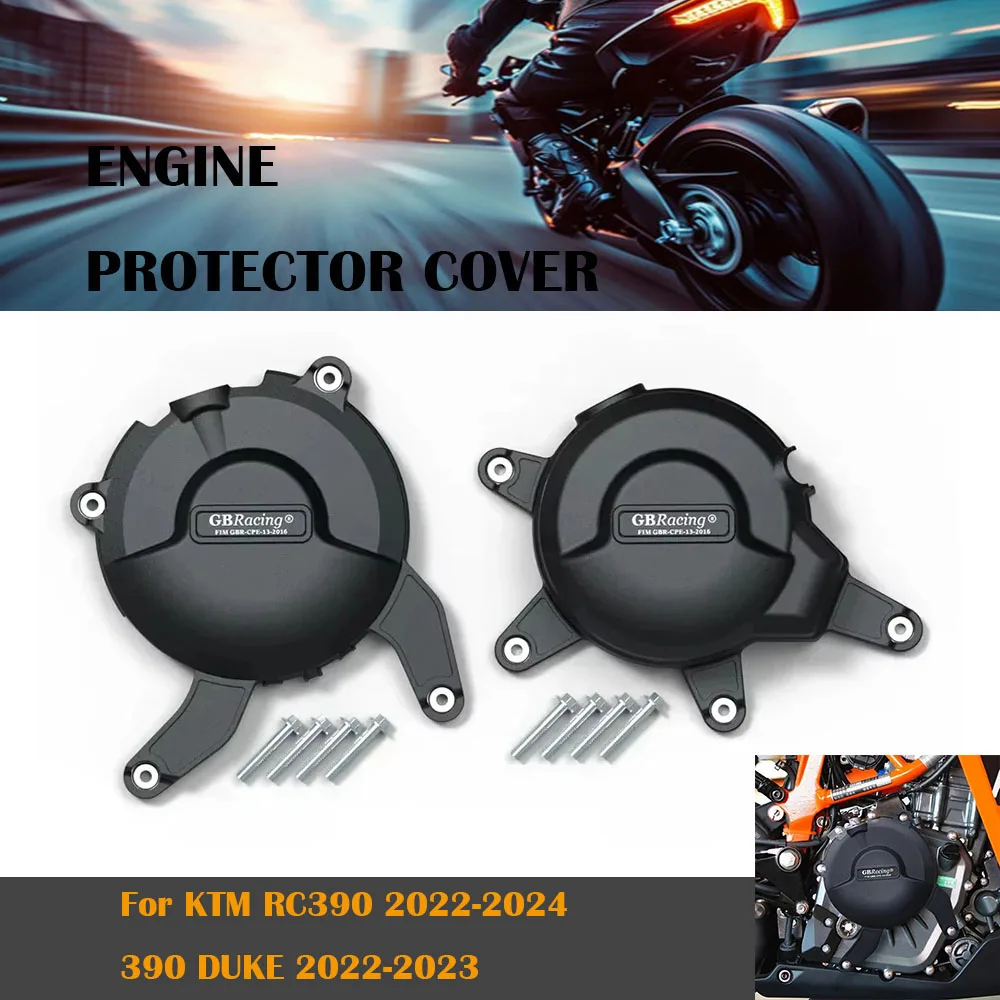 

Защитный комплект крышек двигателя GBracing для мотоциклов KTM RC390 2022-2024 и 390 DUKE 2022-2023