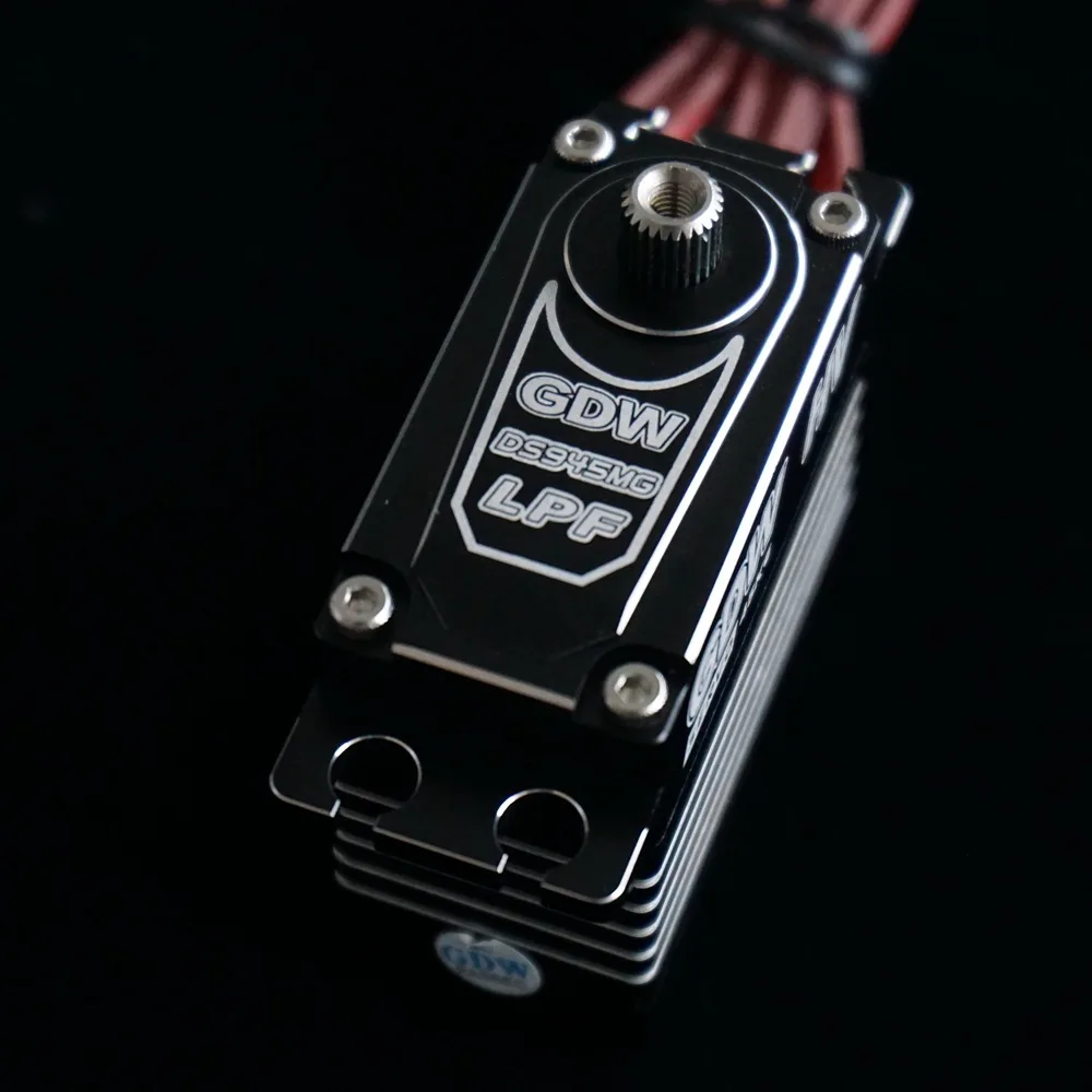 45kg GDW Digital Servo Mini Coreless Motor Full Metal Shell Steel Gear para RC Car/UAV/Robot