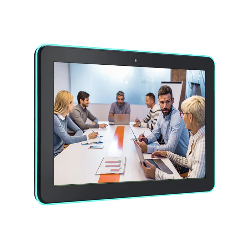 14 Inch Meeting Room Booking With LED Lights Arround Tablet POE Option