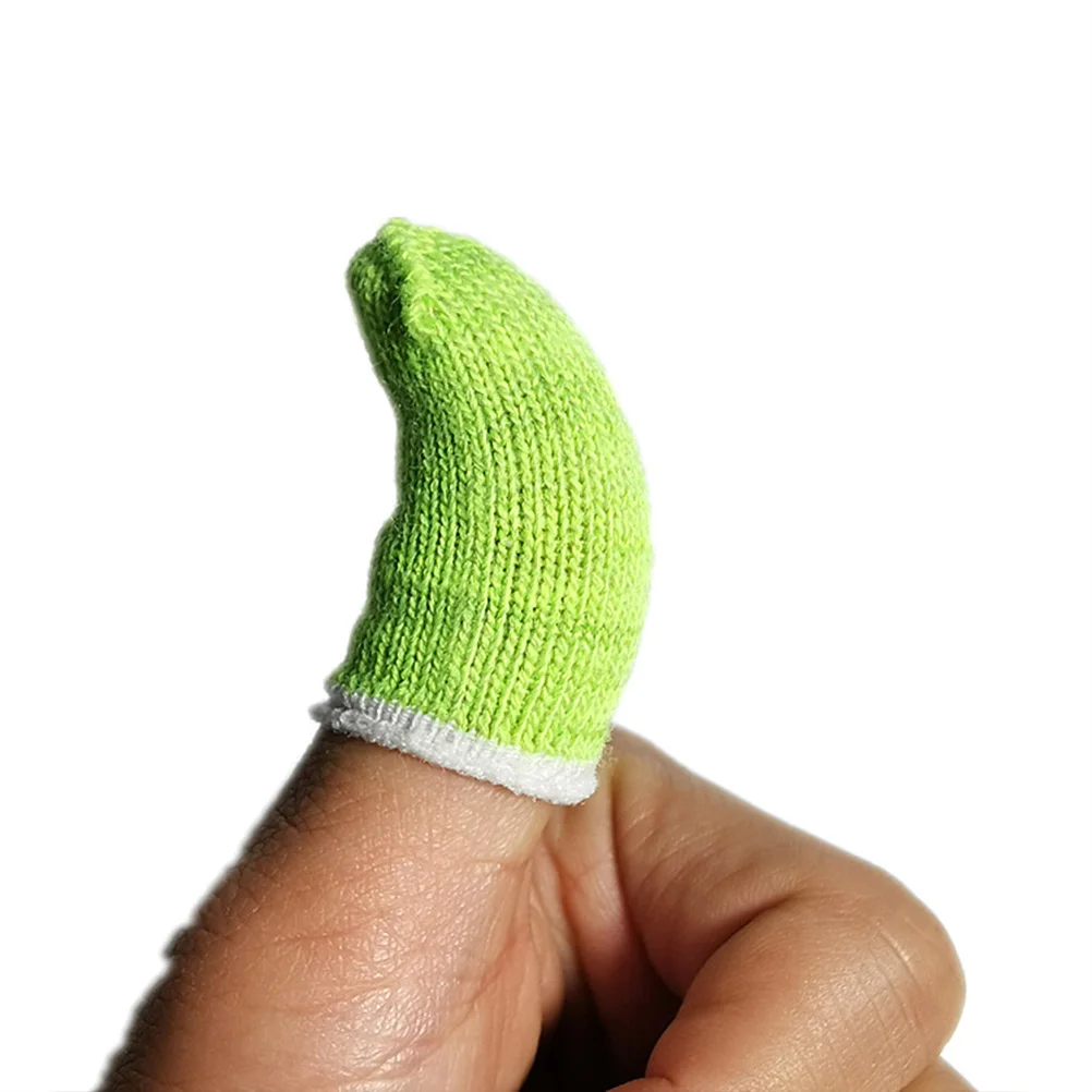 10 Pcs Anti-sweat Finger Cots Sleeves Phone Game Playing Accessory Anti-slip Thumb Anti-swaeat Cover Screen Touch