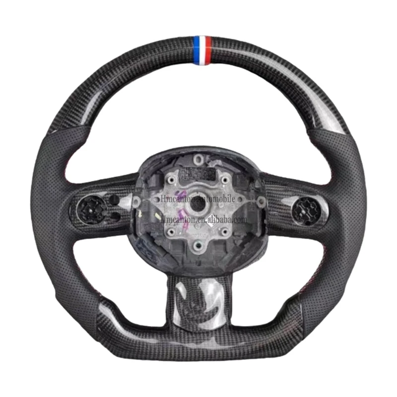 Volant en cuir perforé en Fiber de carbone, nouveau produit, vente en gros, Performance M pour BMW Mini Cooper S R56 R61