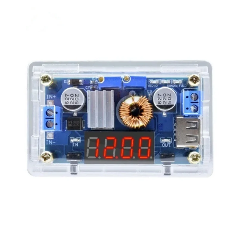 5A Constant Voltage And Constant Current Step-down Module With Voltage And Current Power Display LED Drive Charging With Shell