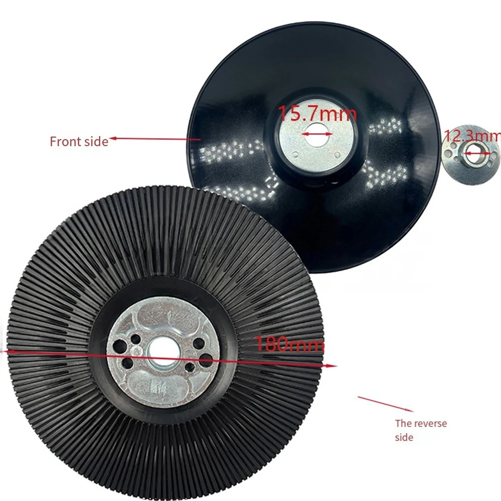 

1 шт., 4,5-7 дюймов, насадка для шлифовальной машины, круглая деревянная угловая шлифовальная машина, абразивный диск, угловая шлифовальная машина, шлифовальный диск, подложка