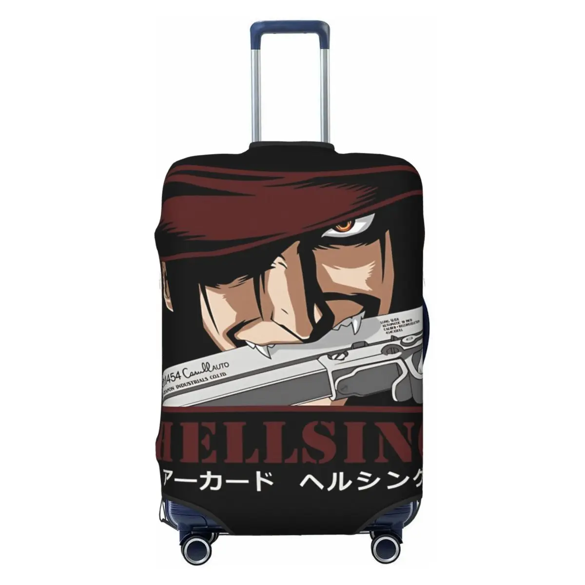 

Alucard Hellsing Suitcase Cover Business Protector Holiday Fun Luggage Supplies