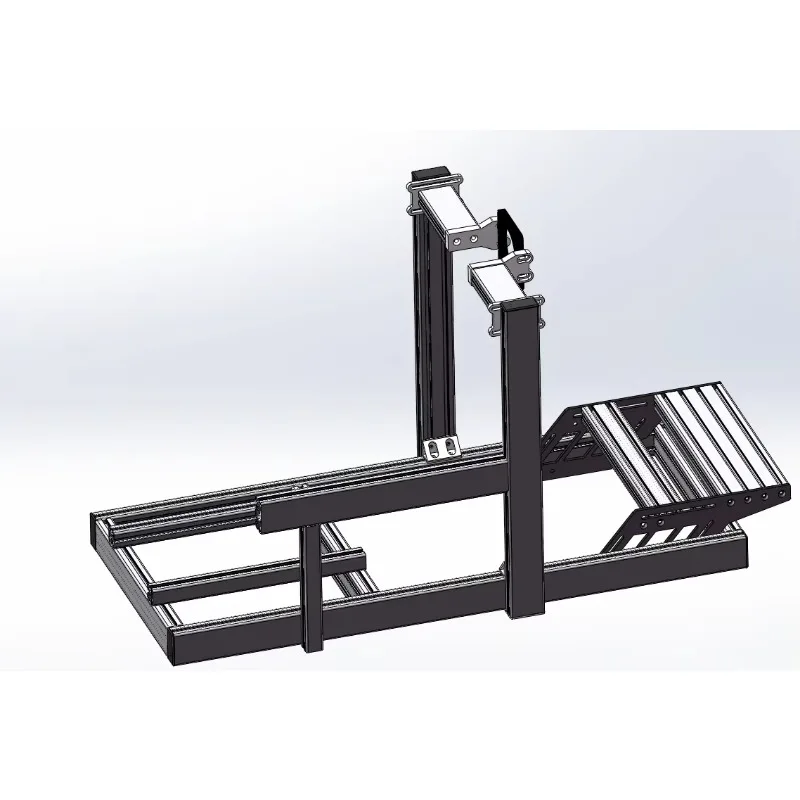 New Design Easy Assemble Flat Face 4080 Simulator Sim Racing Cockpit Driving Game Aluminum Profile Frame Chassis Sim Rigs