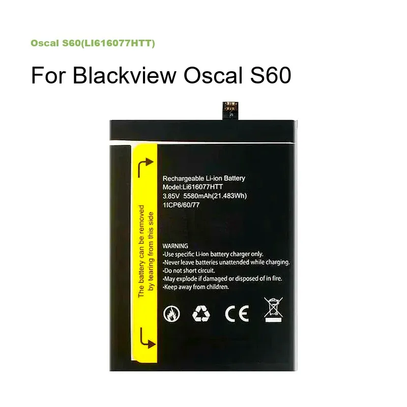 بطارية لـ Blackview Oscal Tiger 12 Li426595ADTHP VGOTEL Note 24 C20 Pro C80 C60 S60 Li426595ADTHP LiV455882ARTGH LIFHPV466595P #5
