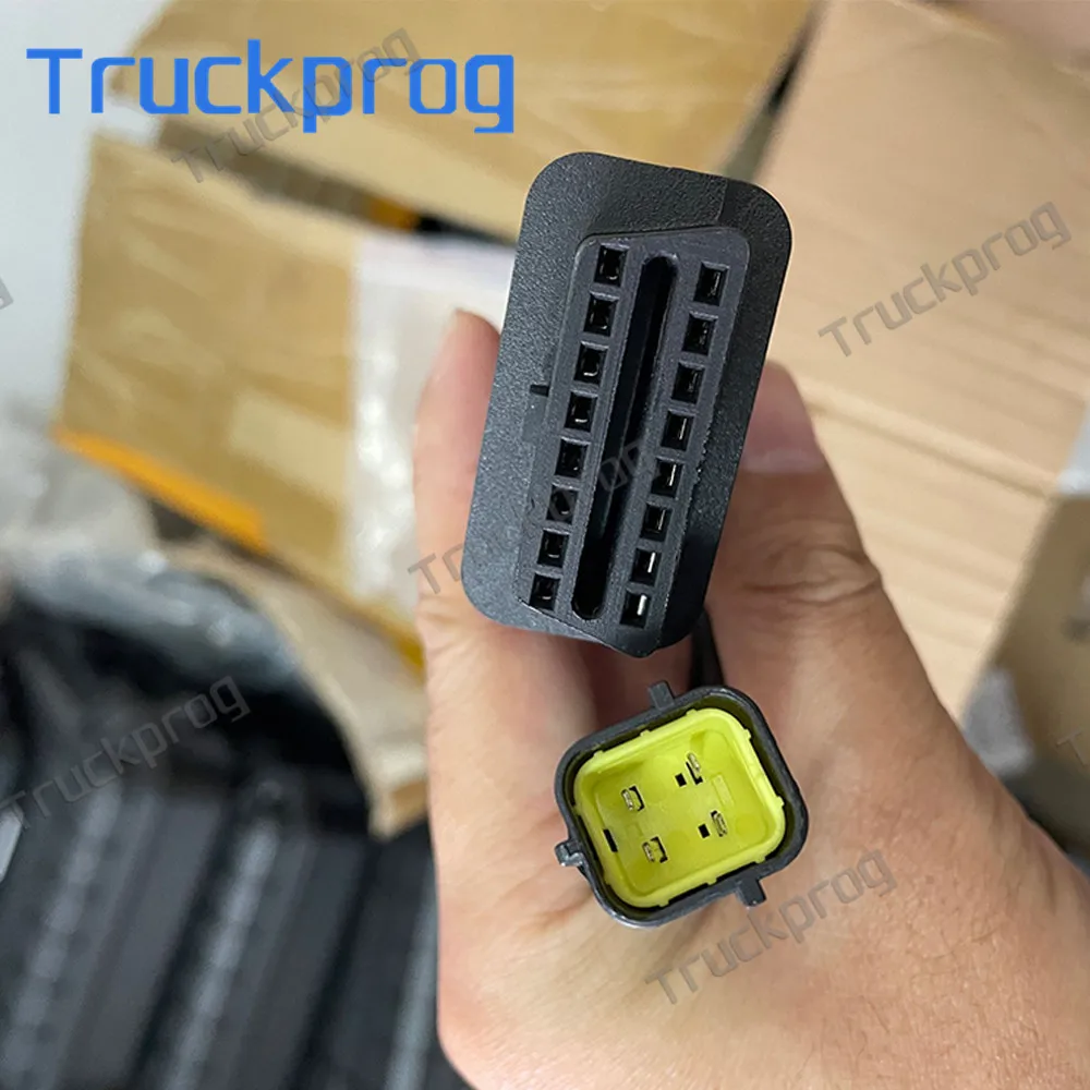 4 دبوس كابل التشخيص ل كوبوتا بايثون لواجهة Diagmaster ECU كابل تسجيل البيانات لكابل كوبوتا DST-i 4 دبوس